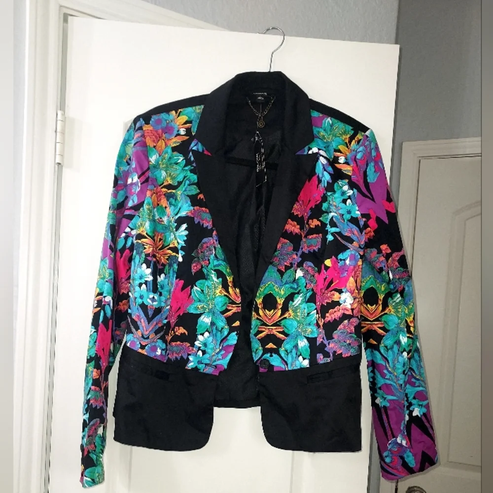 NICOLE MILLER FLORAL WOMEN JACKET - Picture 1 of 3